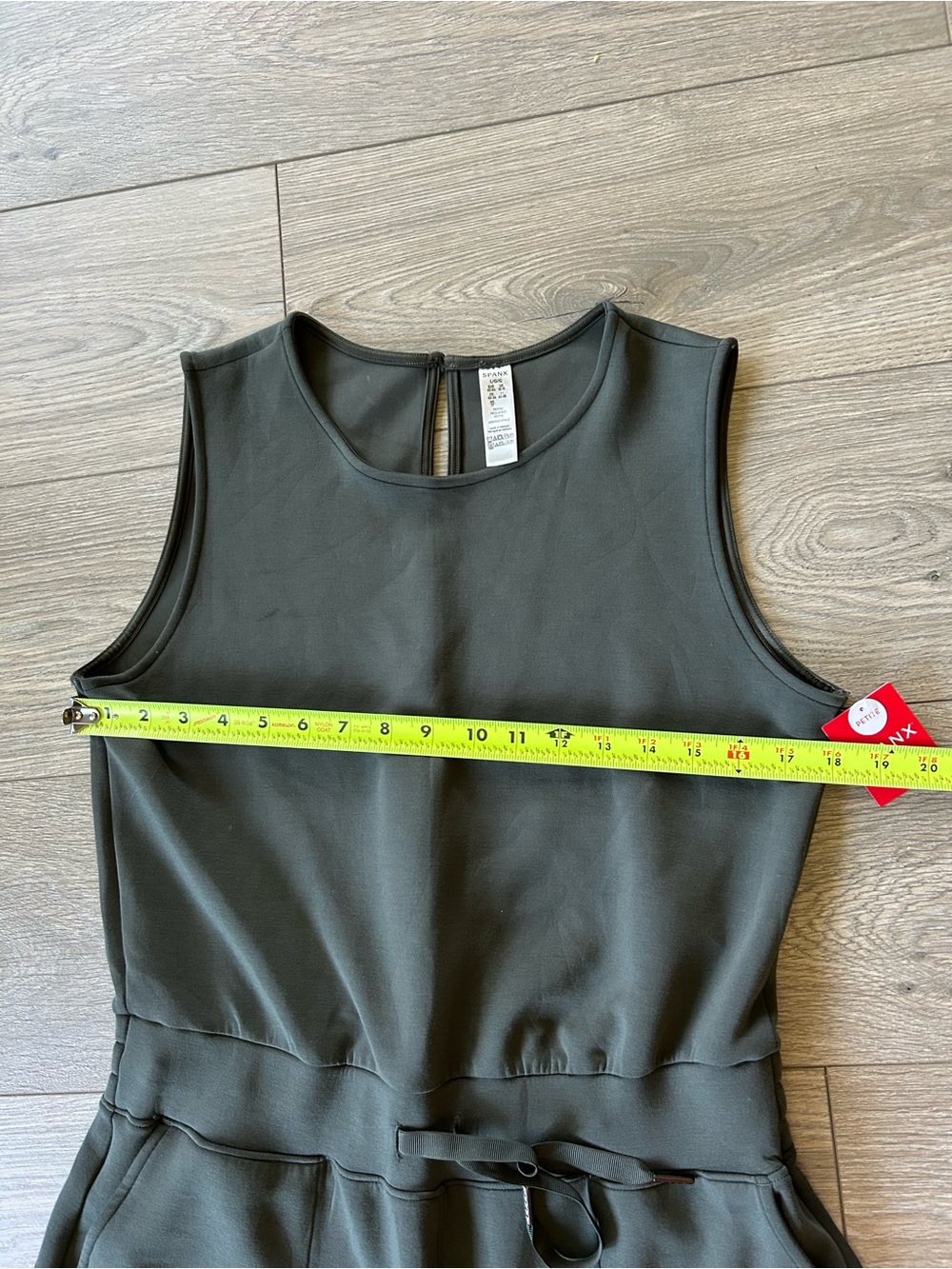 Spanx AirEssentials Wide Leg Jumpsuit Soft Travel Lounge Dark Palm Size LP New - Picture 9 of 13
